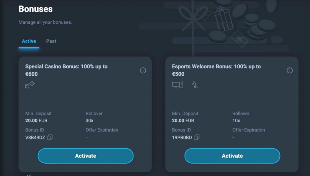 Signing up is instantaneous and you’ll be able to enter your Thunderpick.io bonus as you’re doing so. 