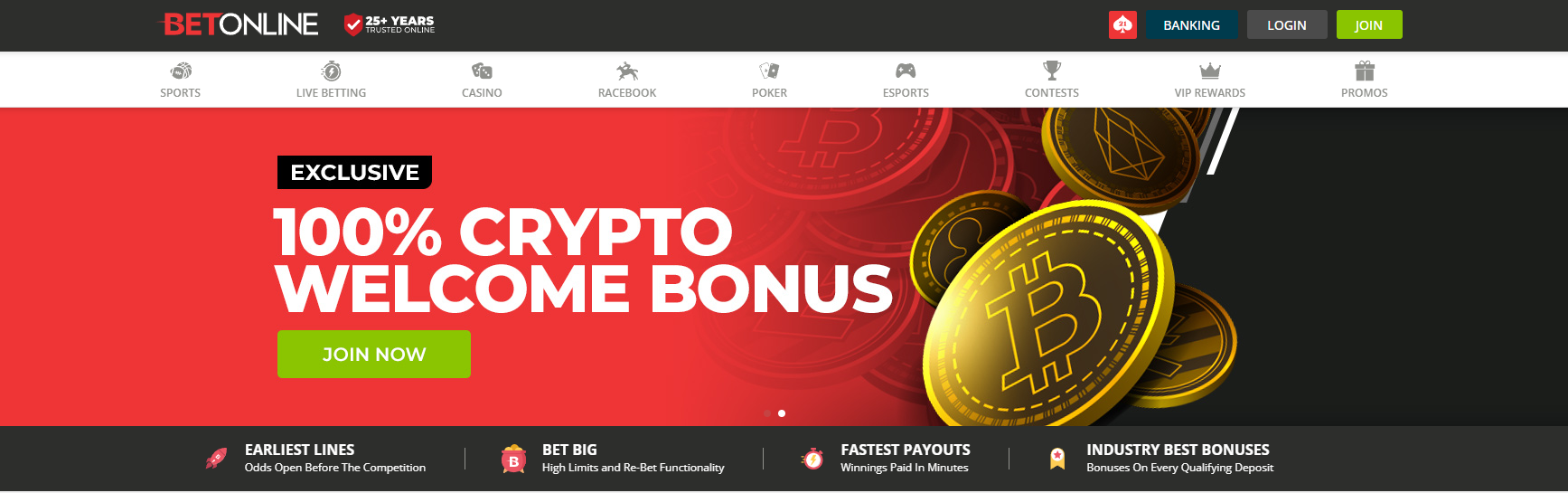 BetOnline - Lobby